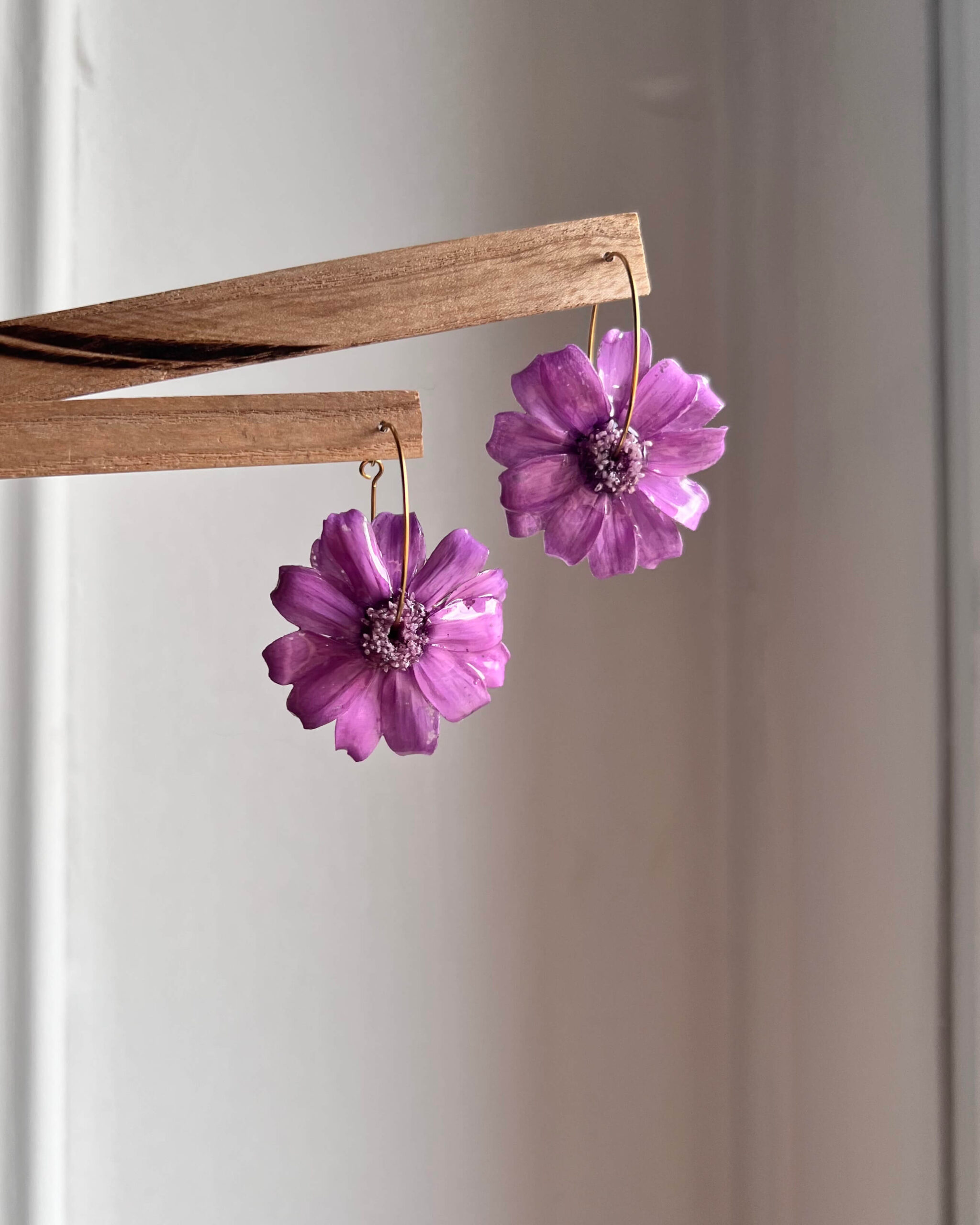 Boucles d'oreilles Nicole (Or ou Argent)