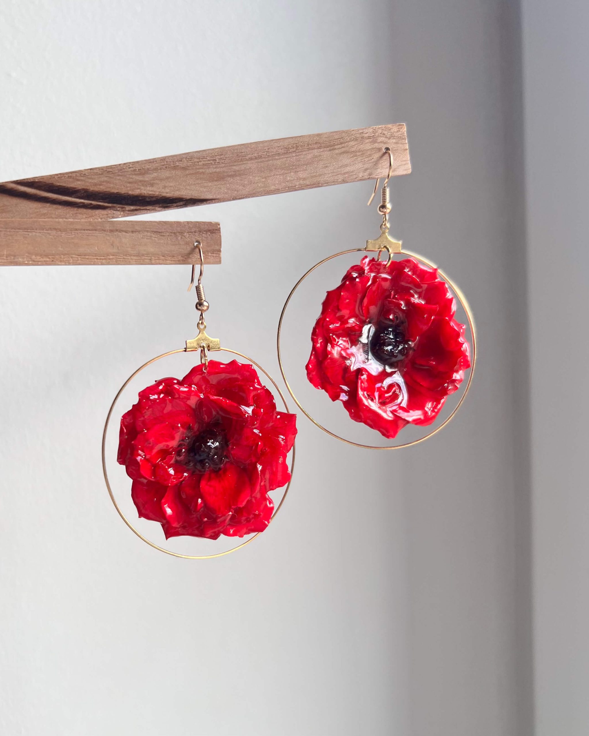 Boucles d'oreilles Rosa (Or ou Argent)